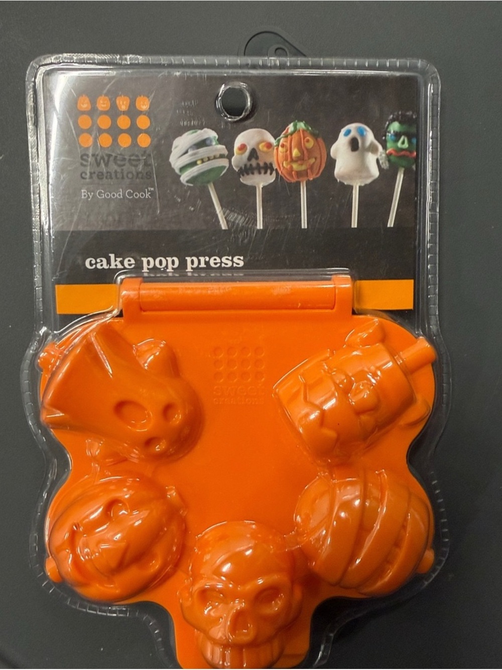 Sweet Creations Orange Halloween Cake Pop Press by